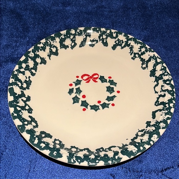 NIB Folk Craft Holiday Pines Dessert Plates By Tienshan - set of 4 Discontinued! - Picture 8 of 16